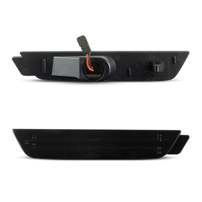 2010-2015 Chevrolet Camaro Smoked White LED Side Markers Set