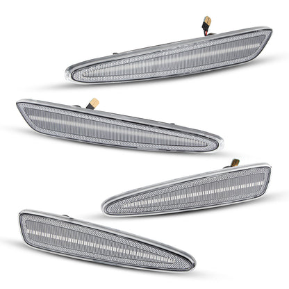 2005-2013 Chevrolet Corvette C6 Clear White LED Side Marker