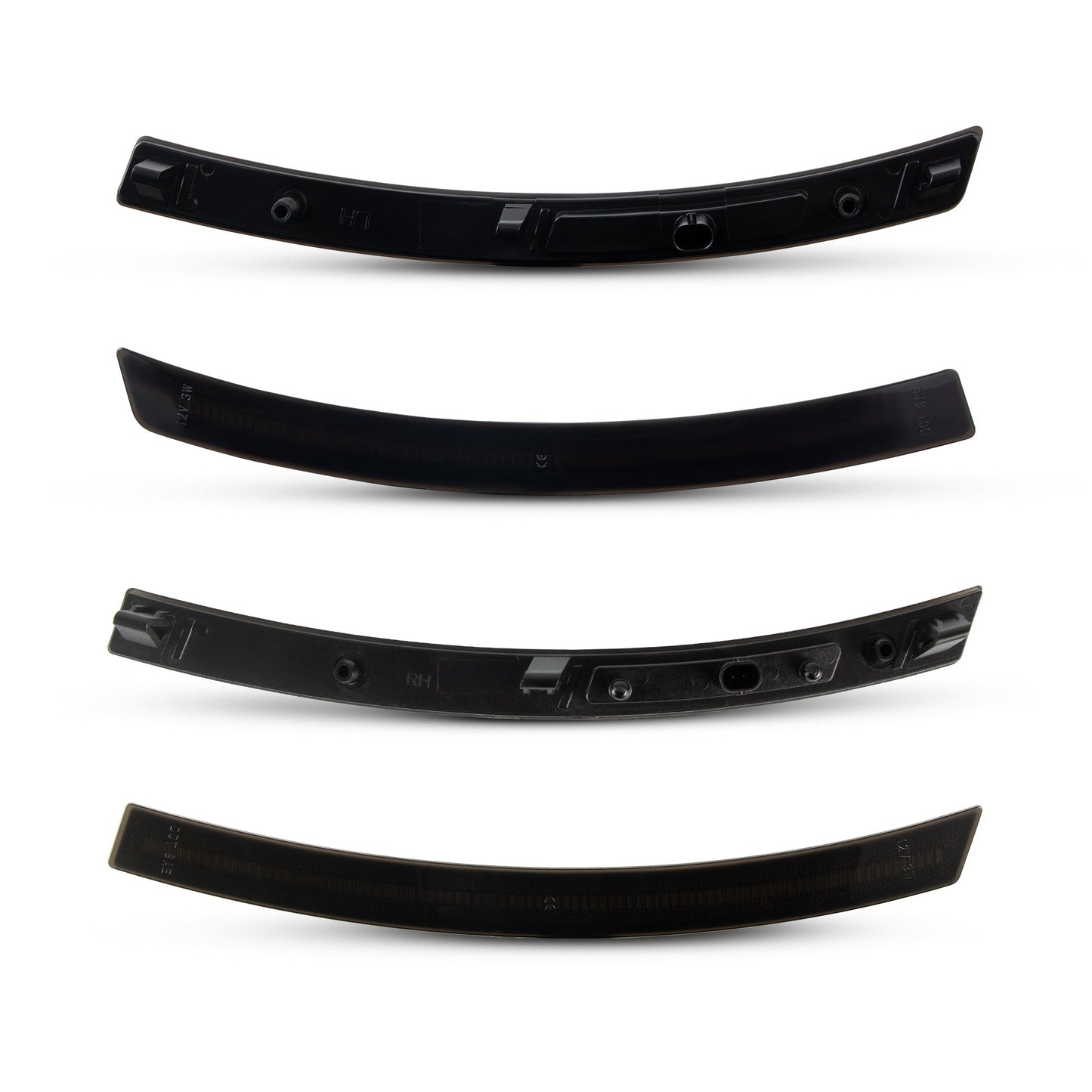 2014–2019 Chevrolet Corvette C7 Smoked White LED Side Markers Set