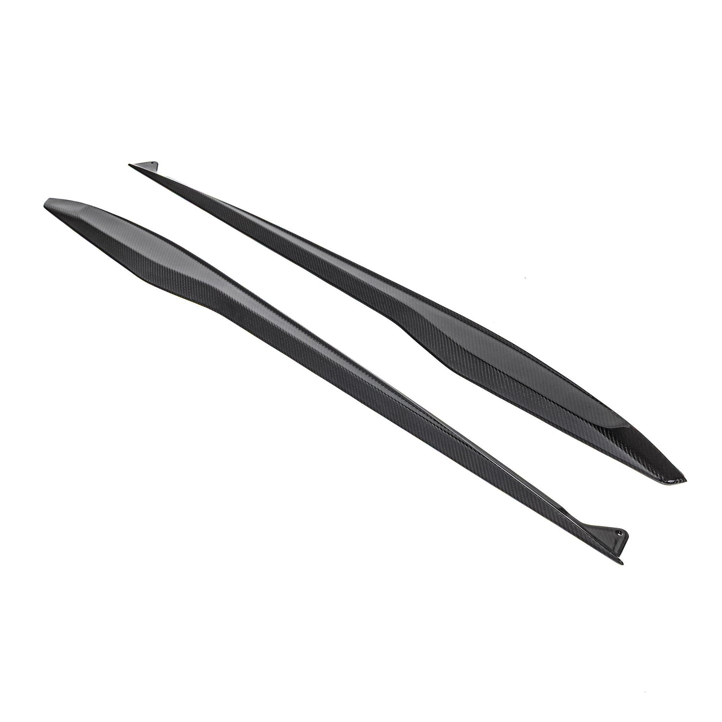 2023-2027 C8 Corvette Z06/E-Ray Type Z07 Dry Gloss Carbon Fiber Side Skirts Pair