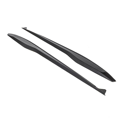 2023-2027 C8 Corvette Z06/E-Ray Type Z07 Dry Gloss Carbon Fiber Side Skirts Pair