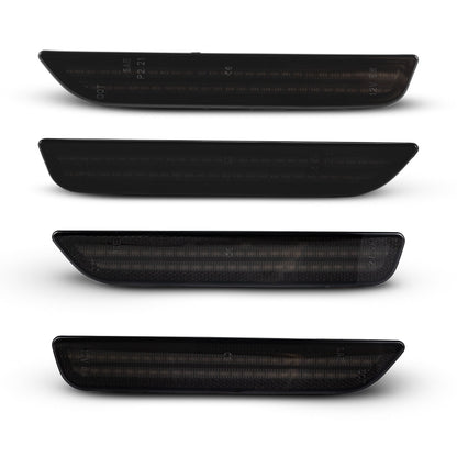 2010-2014 Ford Mustang Smoked White LED Side Markers