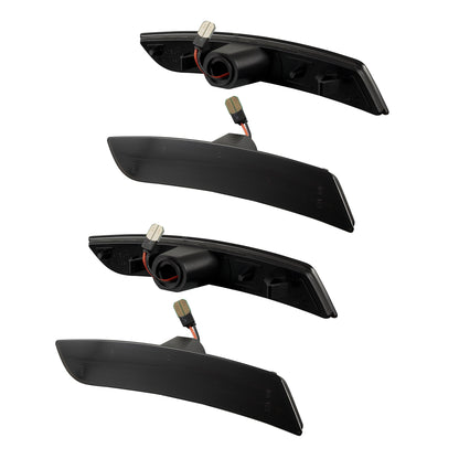 2016-2025 Chevrolet Camaro Smoked White LED Side Markers Set
