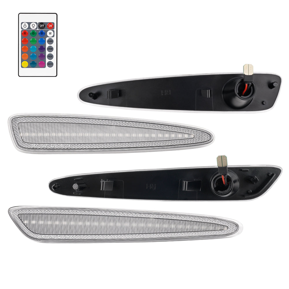 2005-2013 Chevrolet Corvette C6 RGB Clear LED Side Marker