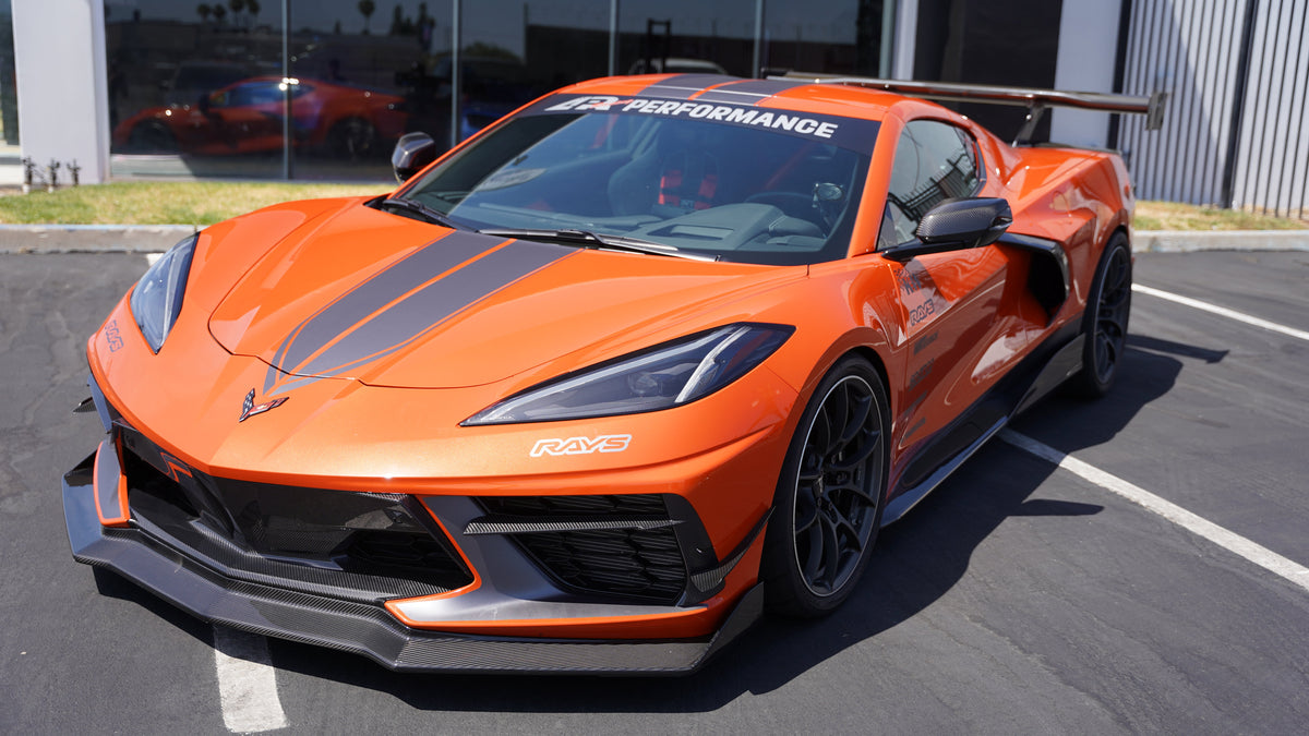 Carbon Fiber Front Splitter/Airdam/Lip-Chevrolet C8 Corvette Stingray