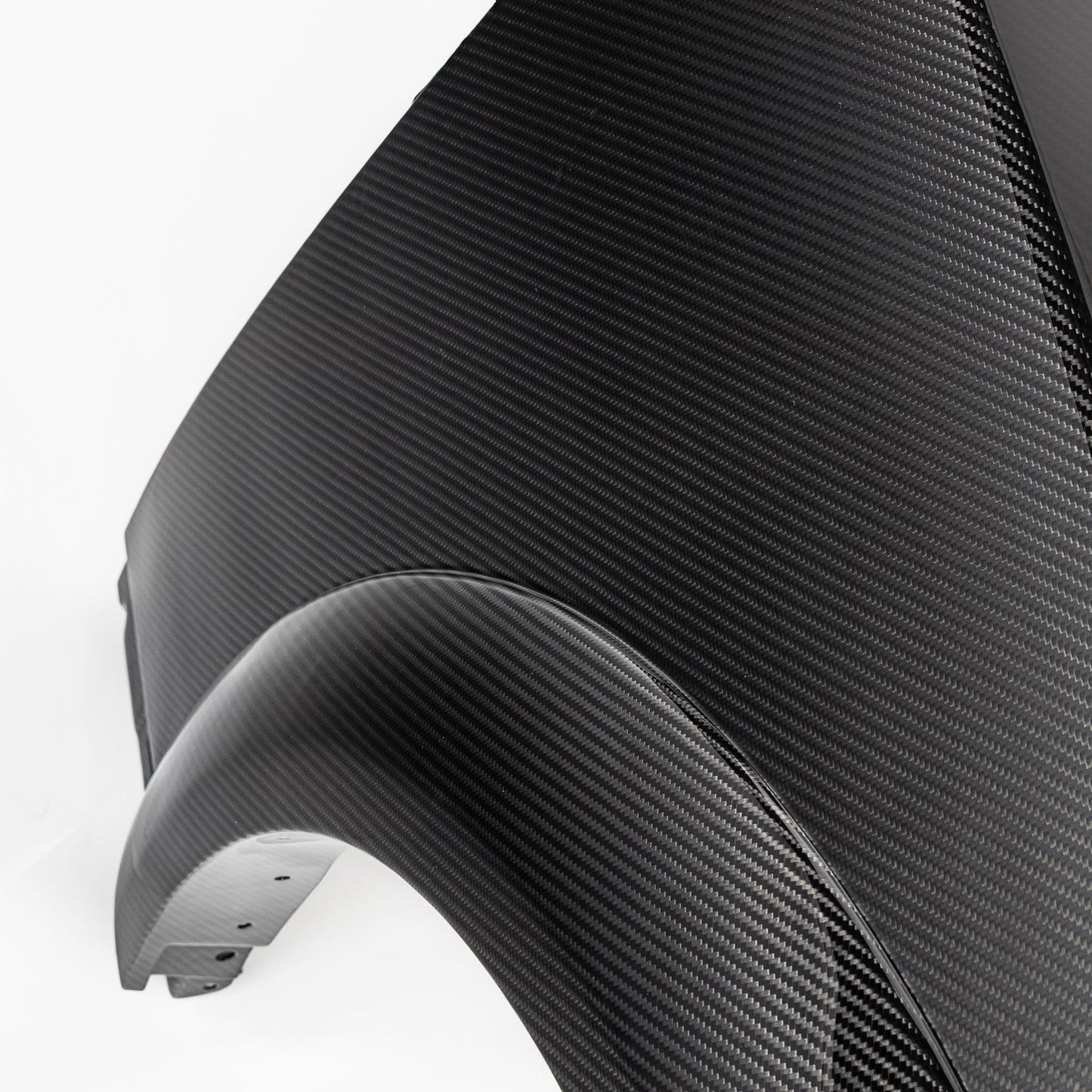 2015-2025 Dodge Charger Dry Gloss Carbon Fiber Type-Hellcat Front Fenders Widebody w/Flares 1pc