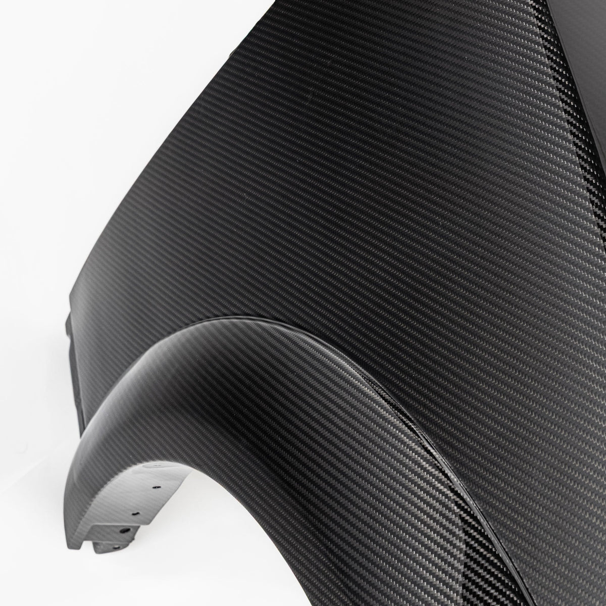 2015-2025 Dodge Charger Dry Gloss Carbon Fiber Type-Hellcat Front Fenders Widebody w/Flares 1pc