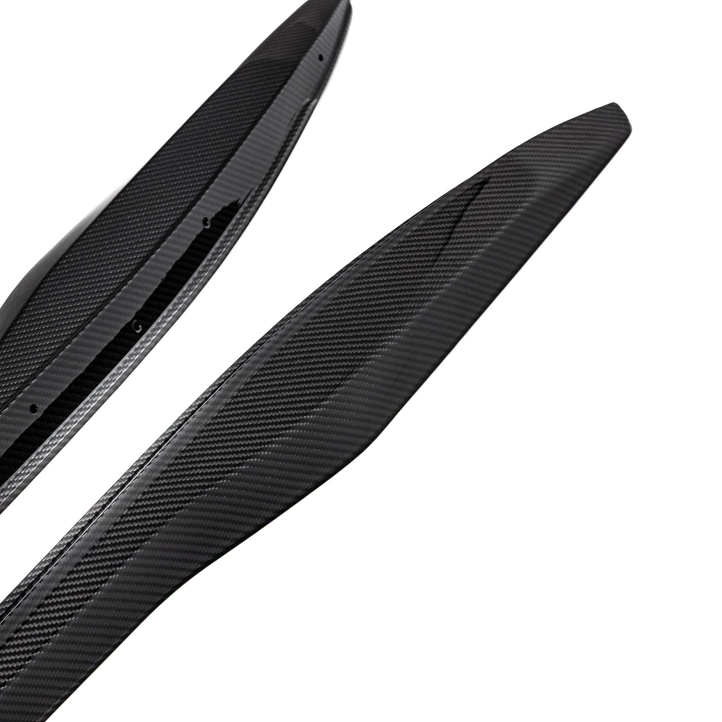 2023-2027 C8 Corvette Z06/E-Ray Type Z07 Dry Gloss Carbon Fiber Side Skirts Pair