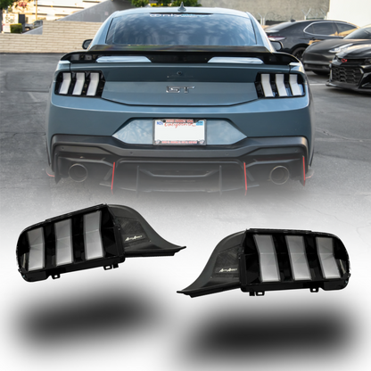 2024-2026 Mustang S650 Euro Style Taillights Amber Turn Signal Sequential