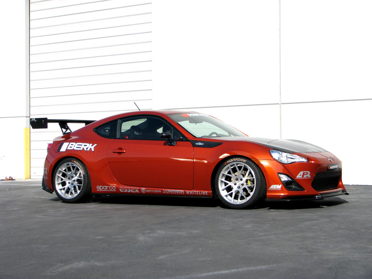 GT-250 Carbon Fiber Rear Wing w. 8" Pedestals - 2013-2020 Scion FRS / Toyota GT86/ Subaru BRZ