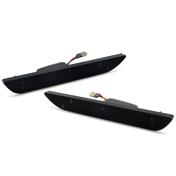 2015-2023 Mustang S550 Smoke White LED Side Marker