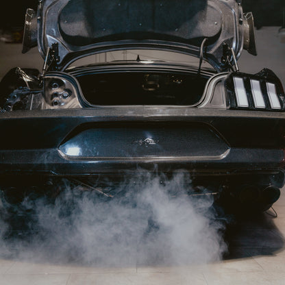 2015-2023 Ford Mustang GT500 Style Double Sided Full Carbon Fiber Track Package Rear Bumper Conversion