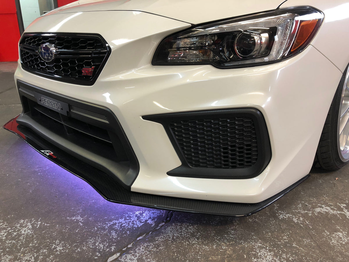 Carbon Fiber Wind Splitter w/ Rods -Subaru WRX/ STI 2018-2021 (With NO Lip)