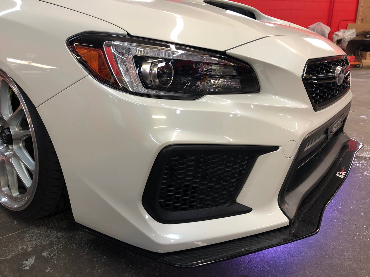 Carbon Fiber Wind Splitter w/ Rods -Subaru WRX/ STI 2018-2021 (With NO Lip)