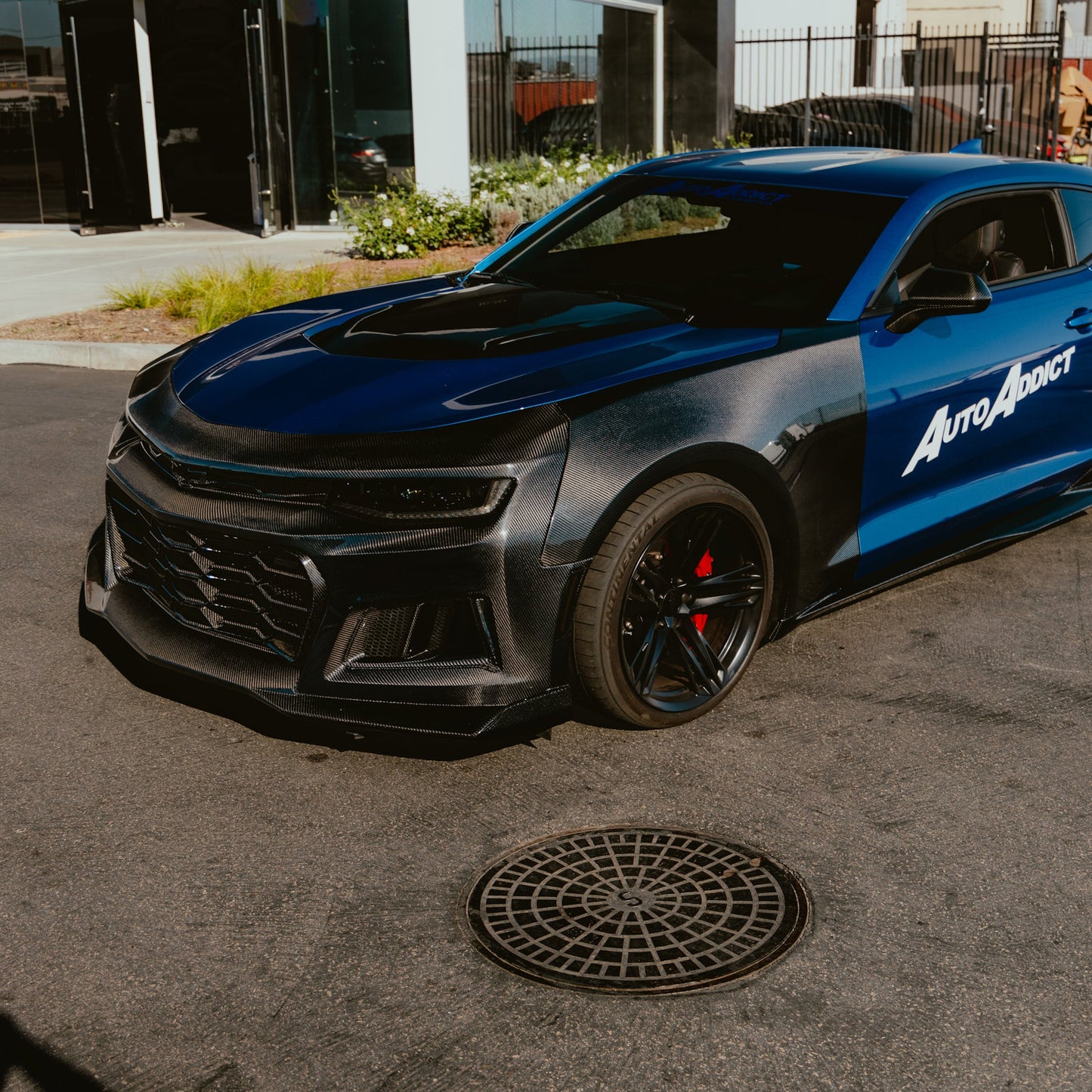 2017-2025 Chevy Camaro ZL1 OEM Gloss Carbon Fiber Fenders