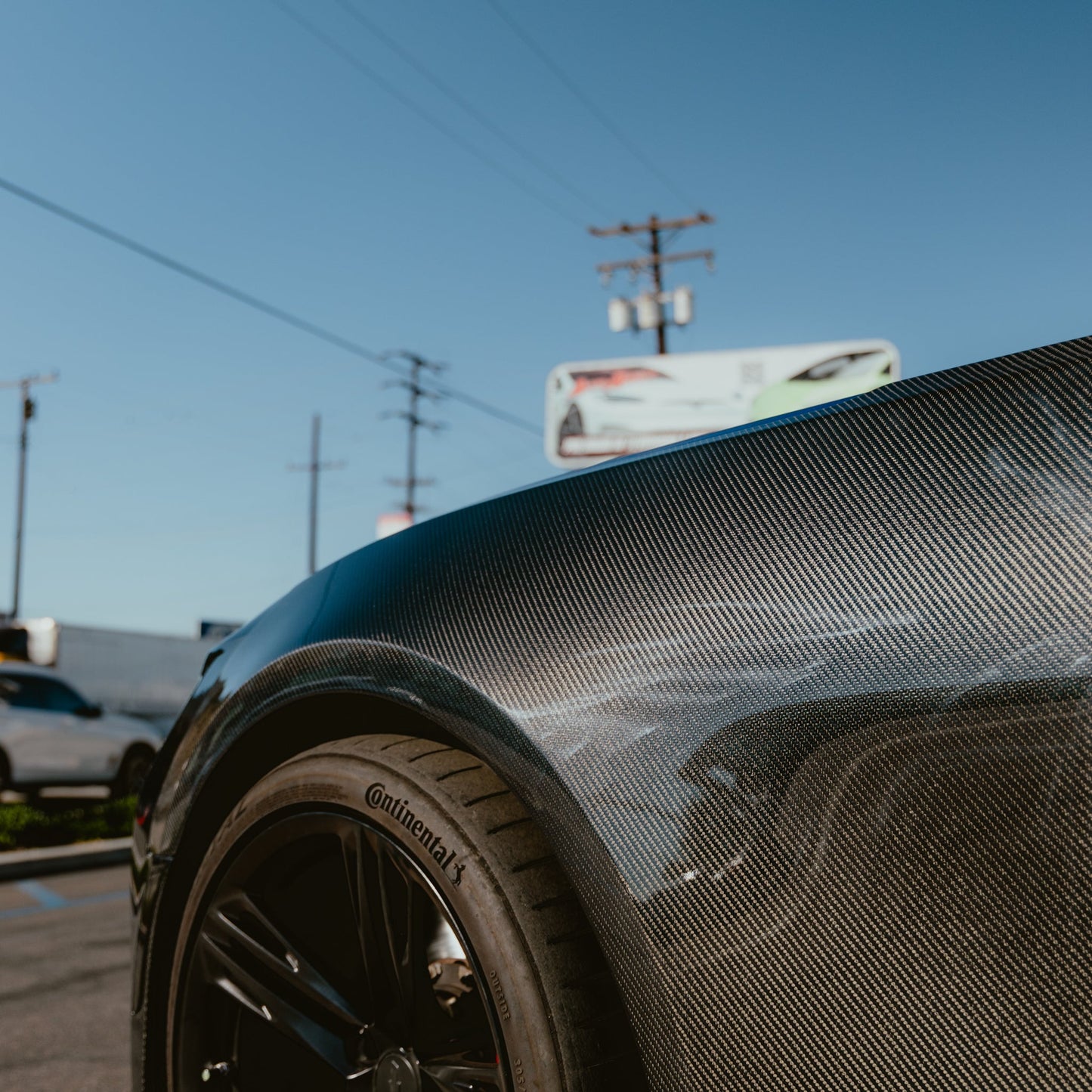2017-2025 Chevy Camaro ZL1 OEM Gloss Carbon Fiber Fenders