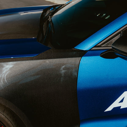 2017-2025 Chevy Camaro ZL1 OEM Gloss Carbon Fiber Fenders