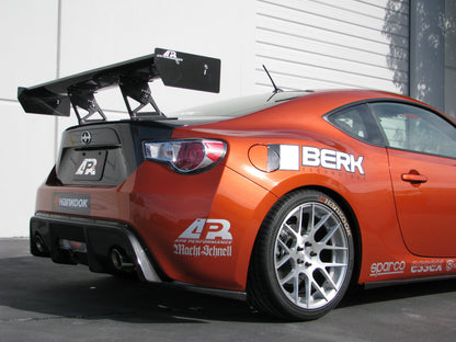 GT-250 Carbon Fiber Rear Wing w. 8" Pedestals - 2013-2020 Scion FRS / Toyota GT86/ Subaru BRZ