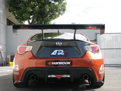 GT-250 Carbon Fiber Rear Wing w. 8" Pedestals - 2013-2020 Scion FRS / Toyota GT86/ Subaru BRZ