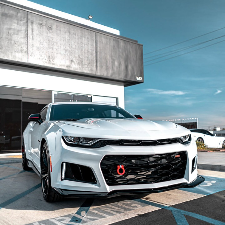 2019-2025 Chevy Camaro ZL1 Front Bumper Conversion 9pcs Full Kit for RS Headlights