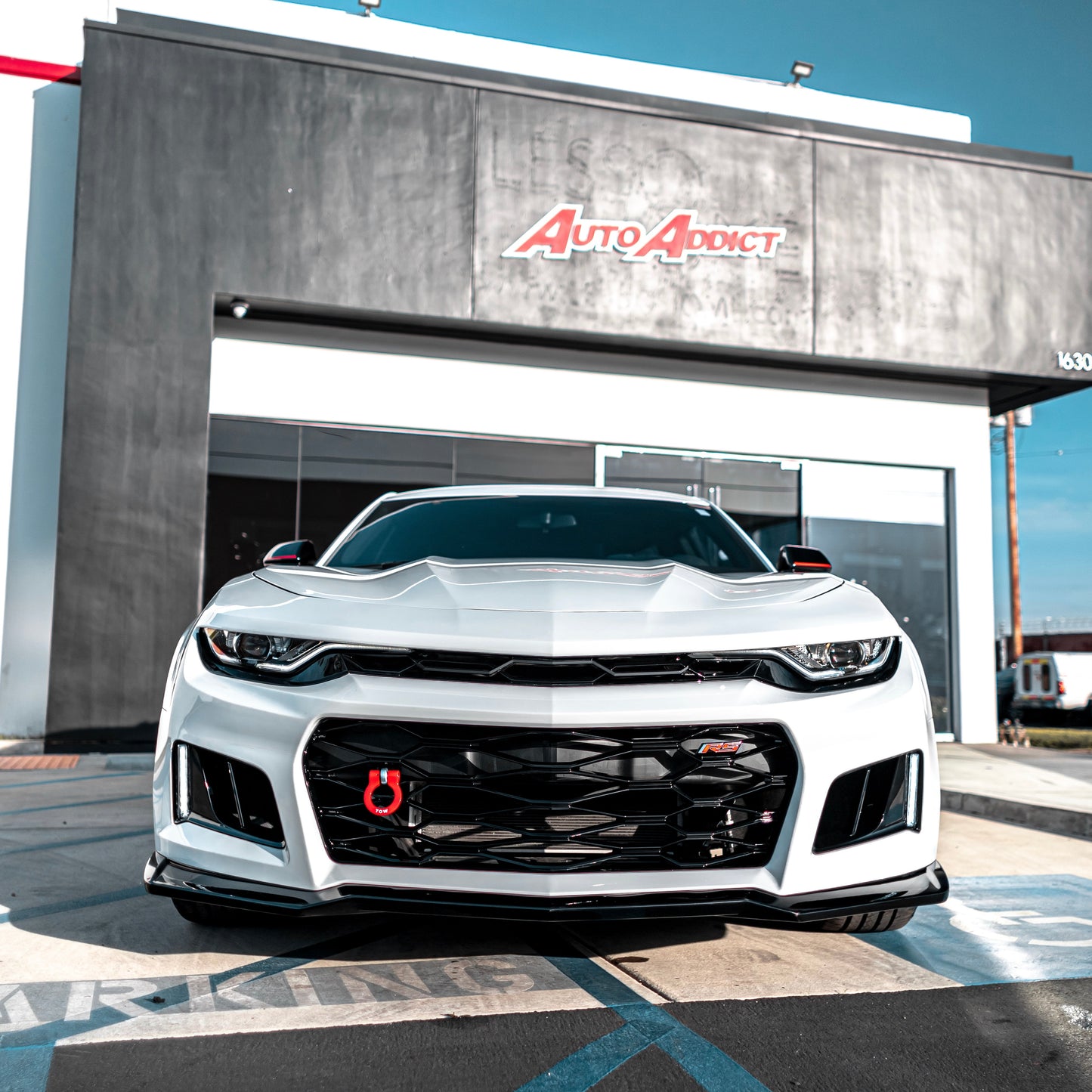 2019-2025 Chevy Camaro ZL1 Front Bumper Conversion 9pcs Full Kit for RS Headlights