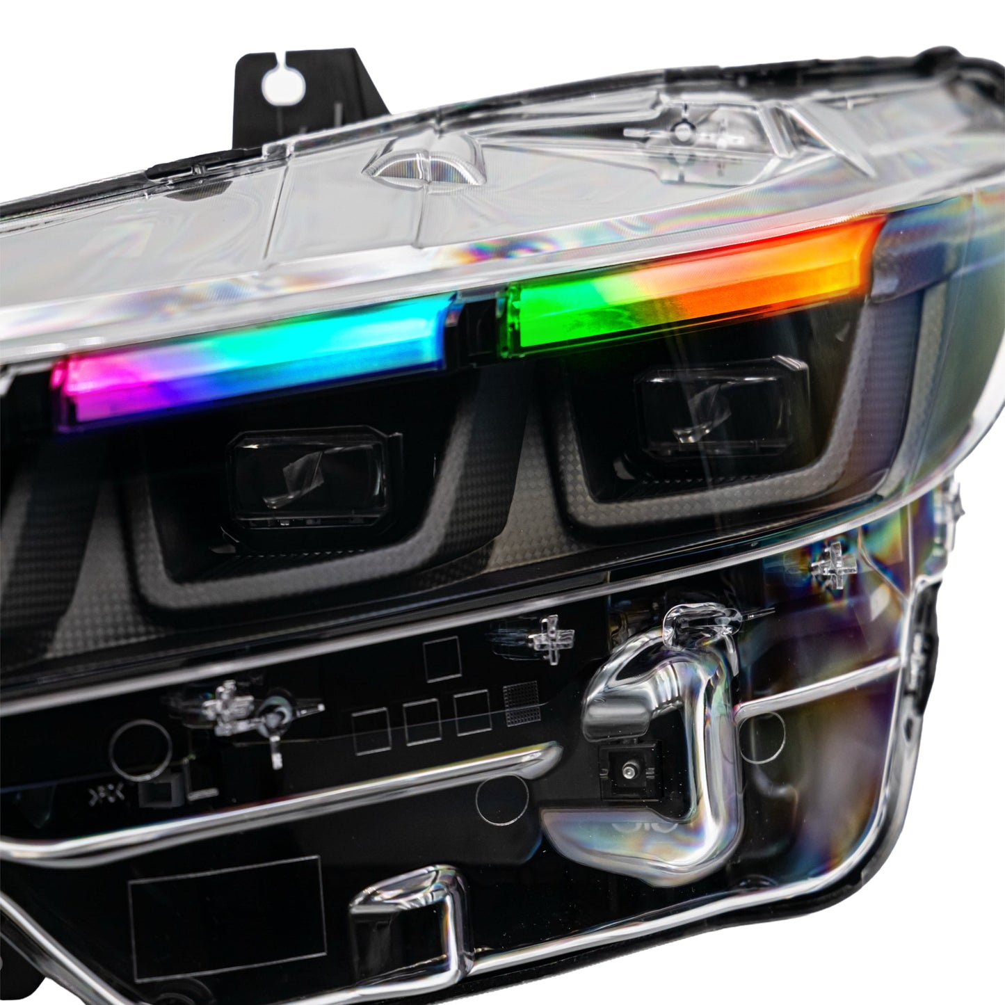 2024+ Ford Mustang S650 RGB Pre-Preg Dry Carbon Fiber Housing Track Package Edition (Pair)