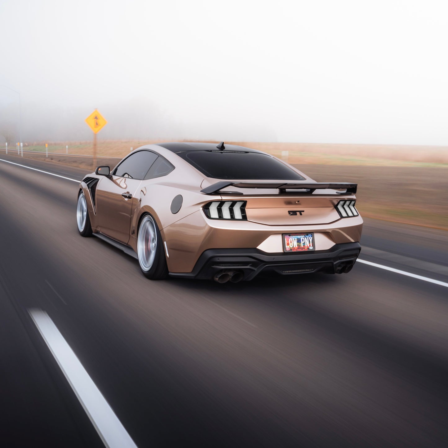 2024-2026 Mustang S650 Euro Style Taillights Amber Turn Signal Sequential