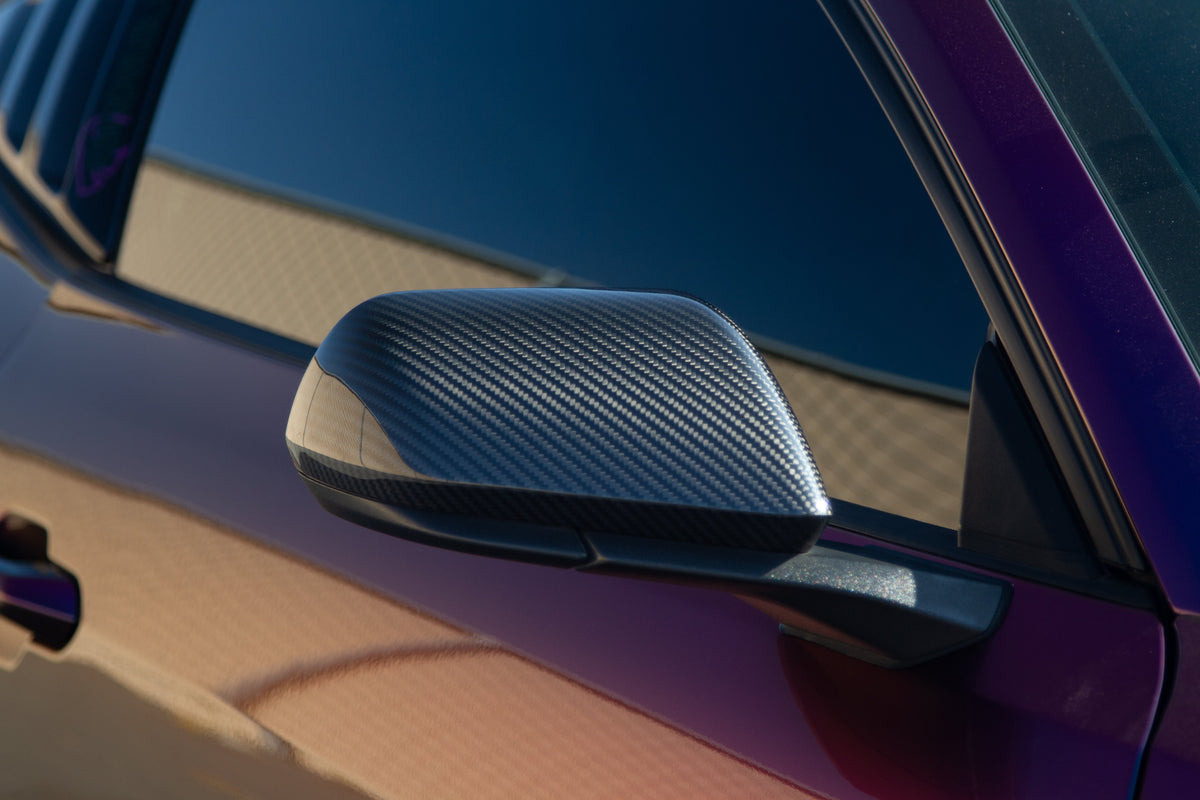 Carbon Fiber Replacement Mirrors - 2015-2025 Ford Mustang S550 / S650