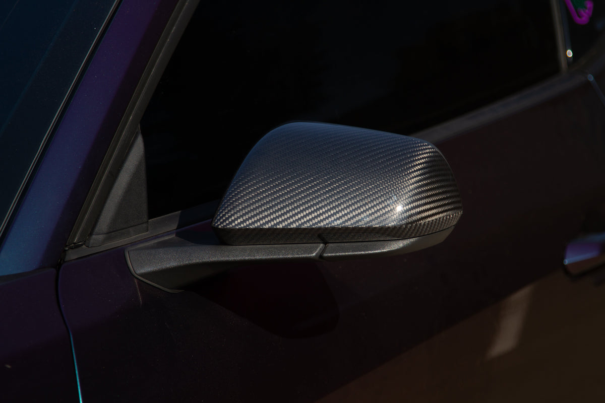 Carbon Fiber Replacement Mirrors - 2015-2025 Ford Mustang S550 / S650