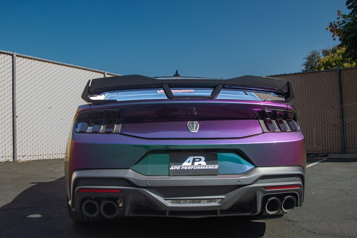 Carbon Fiber Spoiler with Gurney - 2024-Current Ford S650 Mustang Dark Horse