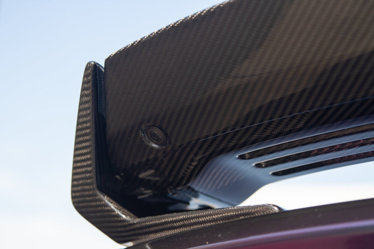 Carbon Fiber Spoiler with Gurney - 2024-Current Ford S650 Mustang Dark Horse