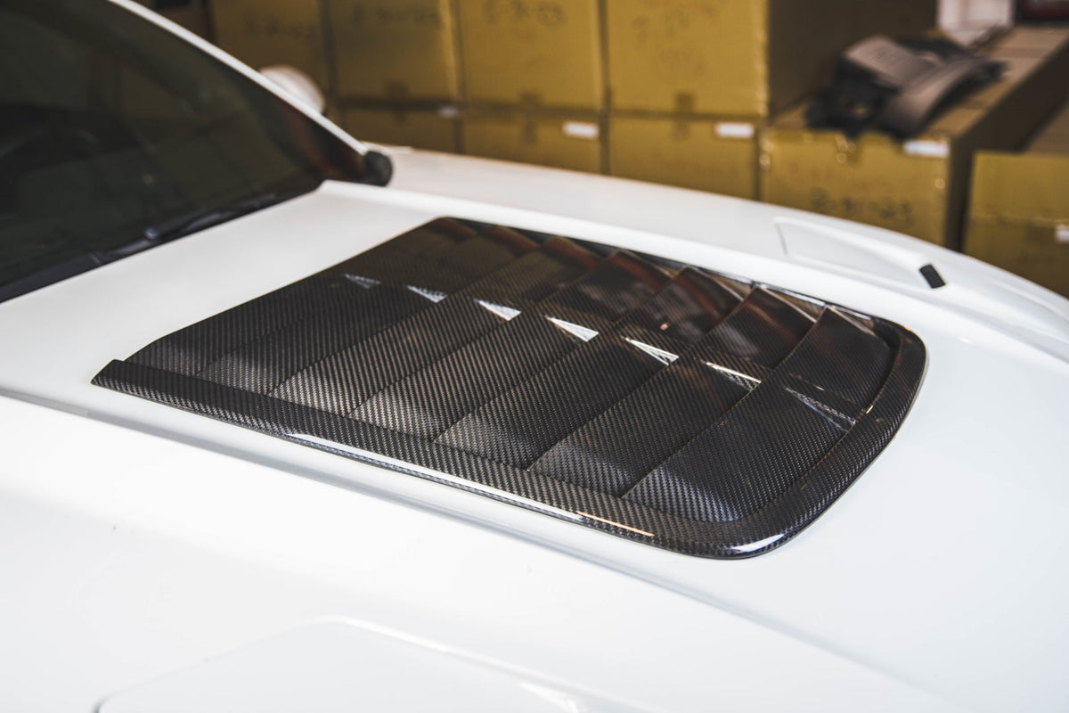 Carbon Fiber Hood Vent - 2015 - 2017 Ford S550 Mustang