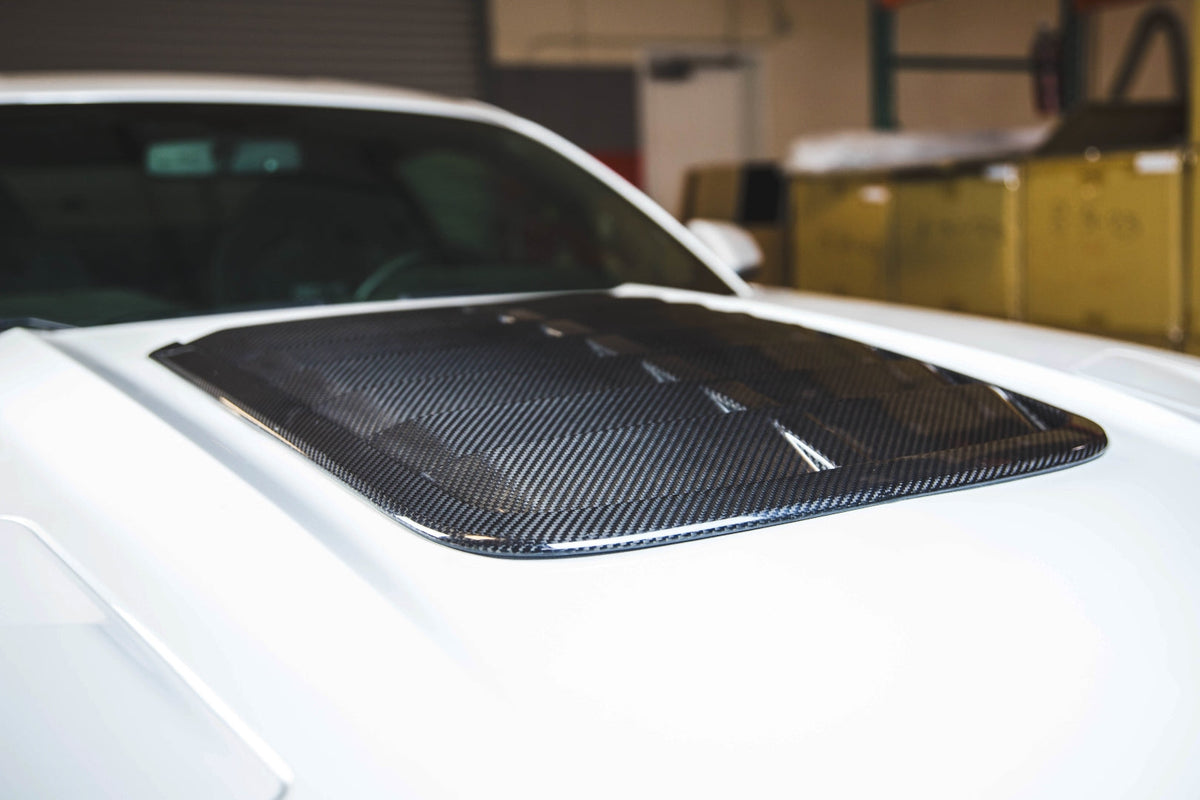 Carbon Fiber Hood Vent - 2015 - 2017 Ford S550 Mustang