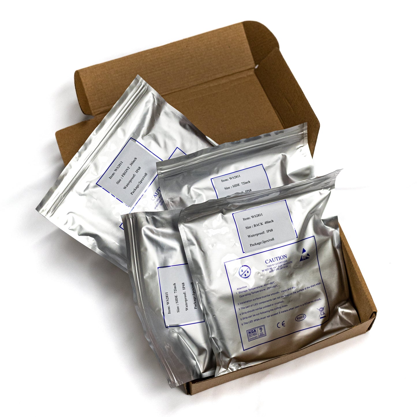 Universal RGB Under Glow Flow Series Kit with Bluetooth