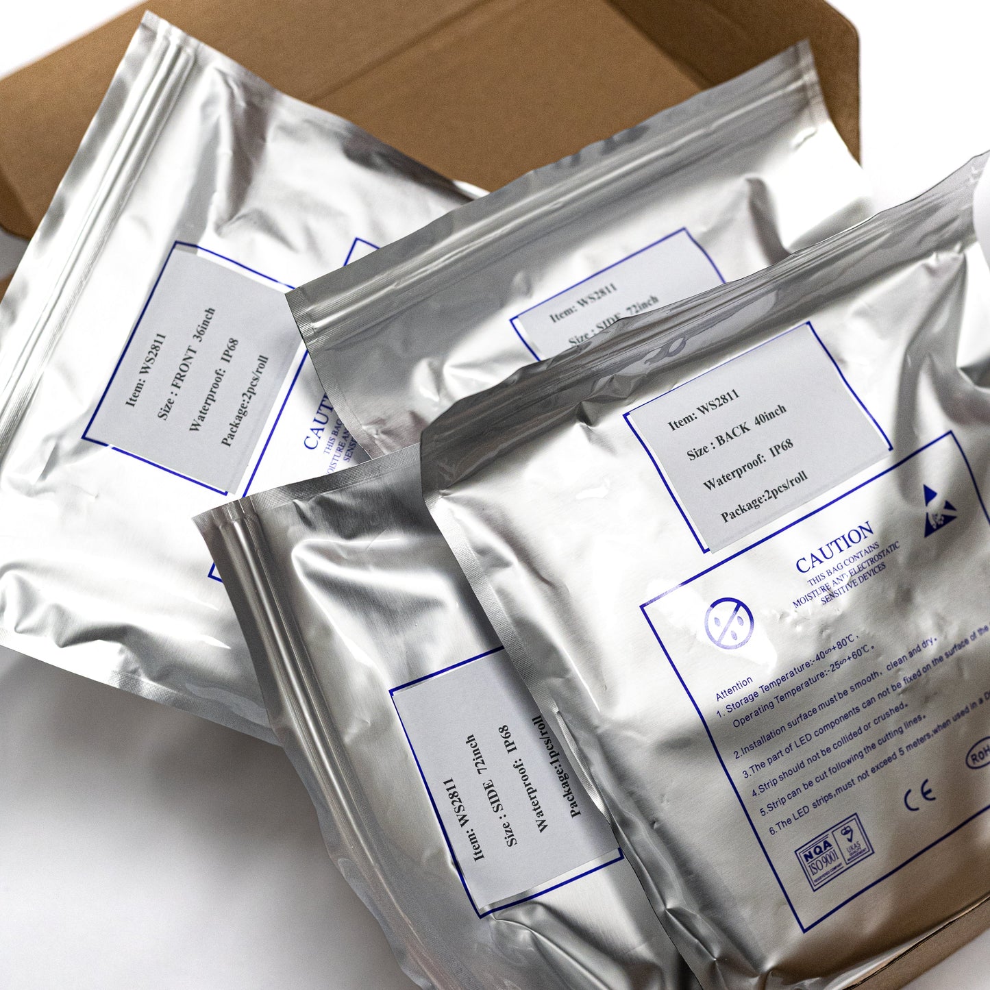 Universal RGB Under Glow Flow Series Kit with Bluetooth