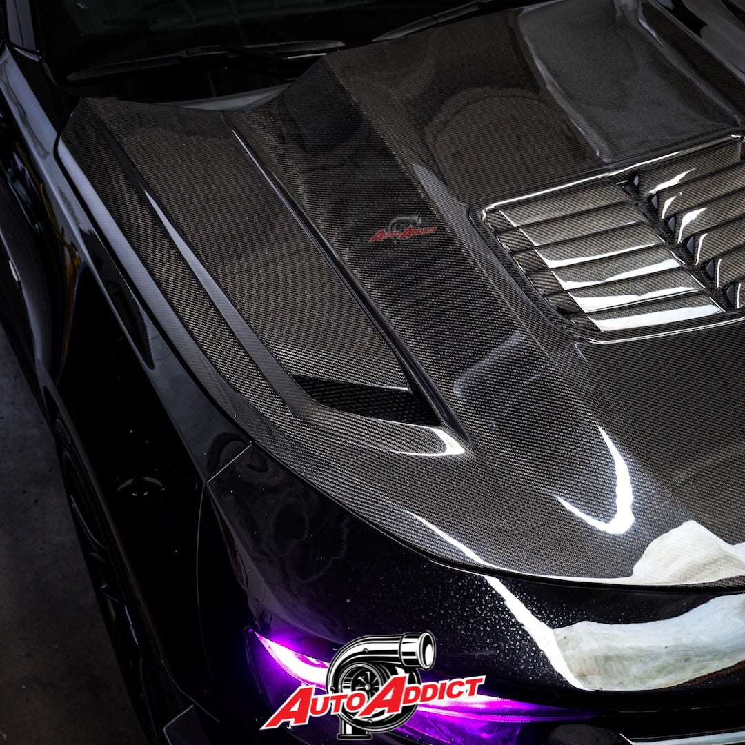 2016-2024 CHEVY CAMARO TYPE-T2 FULL CARBON FIBER HOOD