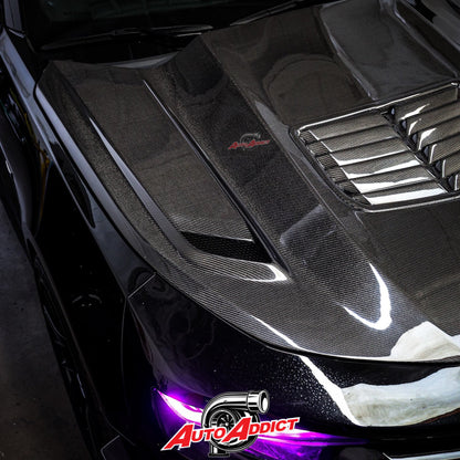 2016-2024 CHEVY CAMARO TYPE-T2 FULL CARBON FIBER HOOD