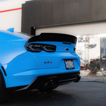 2019-2025 CHEVY CAMARO UMBRA LED TAILLIGHTS GLOSS BLACK/SMOKE LENS