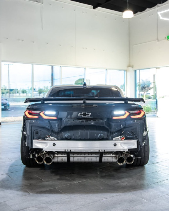 2019-2025 CHEVY CAMARO UMBRA LED TAILLIGHTS GLOSS BLACK/SMOKE LENS