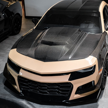 2010-2015 Chevy Camaro Type-ZR Carbon Fiber Double Sided Hood