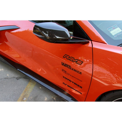 Carbon Fiber Replacement Mirror Covers-Chevrolet C8 Corvette (All)