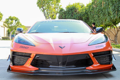 Carbon Fiber Front Bumper Center Bezel- Chevrolet C8 Corvette Stingray
