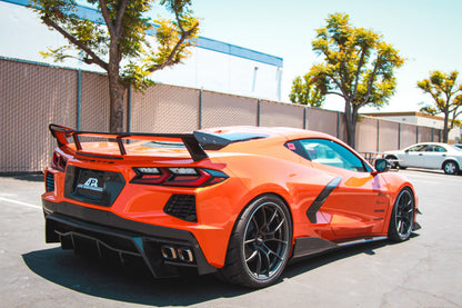 Carbon Fiber Rear Diffuser-Chevrolet Corvette C8 Stingray