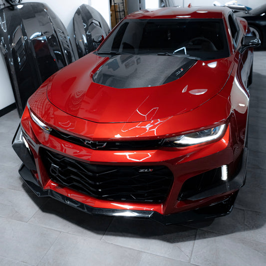 2010-2015 Gen 5 1LE/ZL1 Aftermarket Bumper Carbon Fiber Dive Planes Double Sided