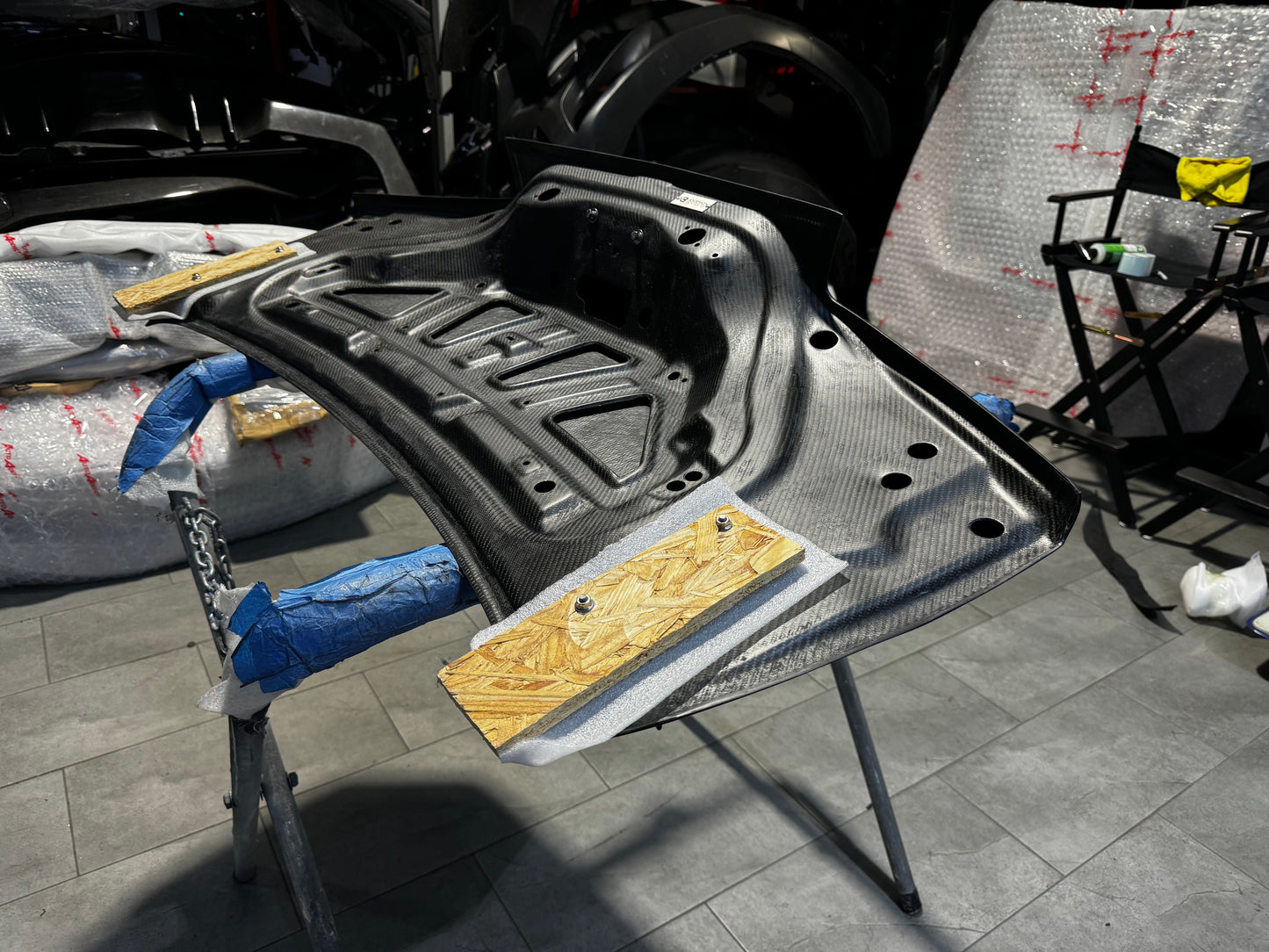 OPEN BOX 2016-2024 Camaro Carbon Fiber Trunk Double Sided Decklid With Integrated Spoiler