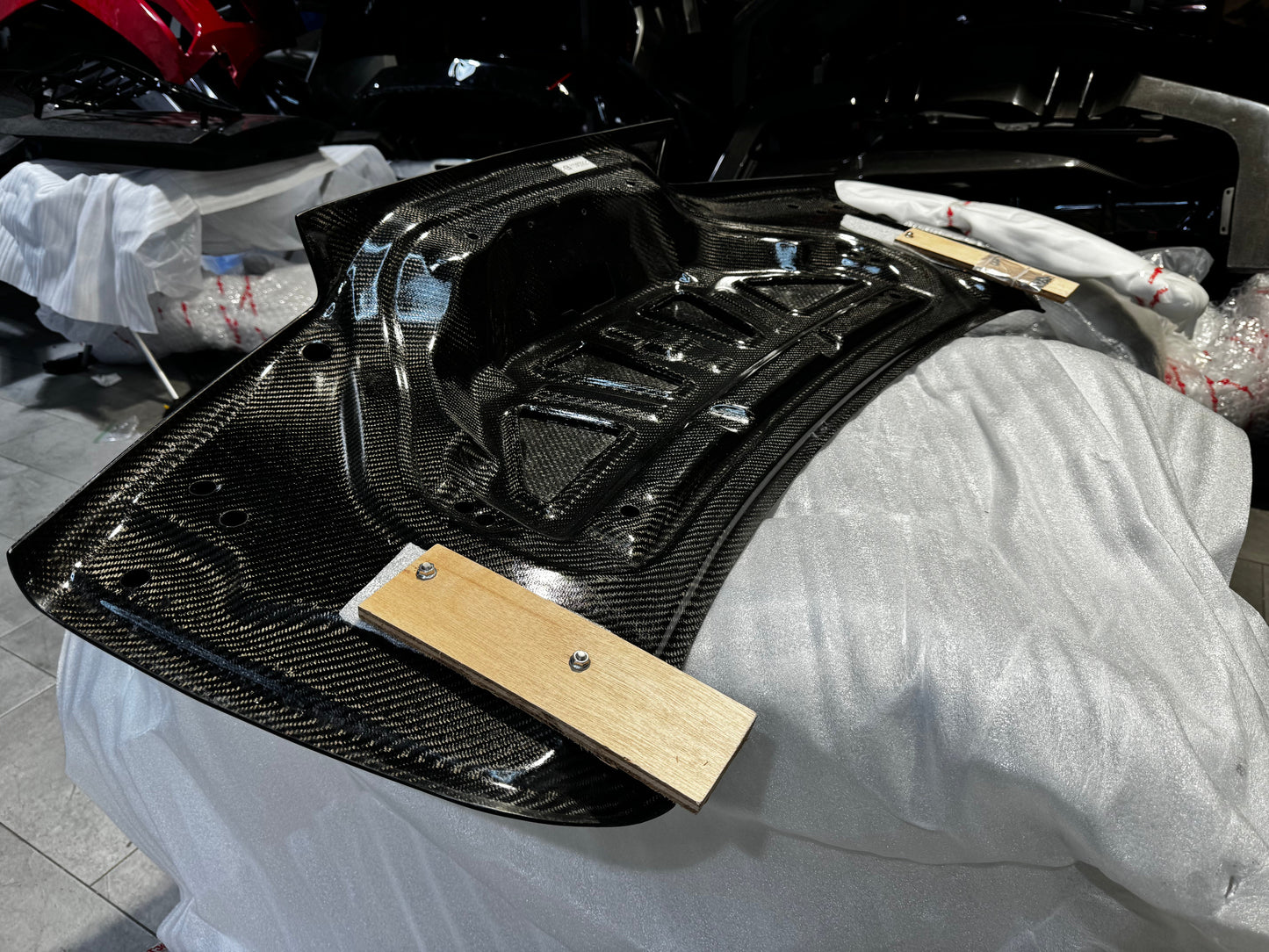 OPEN BOX 2016-2024 Camaro Carbon Fiber Trunk Double Sided Decklid With Integrated Spoiler