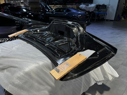 OPEN BOX 2016-2024 Camaro Carbon Fiber Trunk Double Sided Decklid With Integrated Spoiler