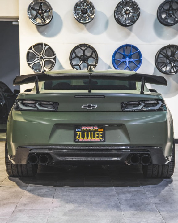 2016-2018 CHEVY CAMARO UMBRA LED TAILLIGHTS GLOSS BLACK/SMOKE LENS