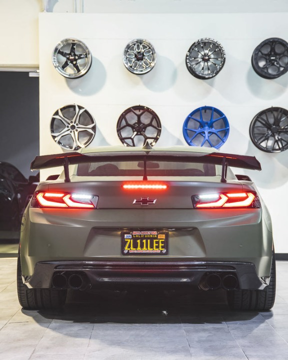 2016-2018 CHEVY CAMARO UMBRA LED TAILLIGHTS GLOSS BLACK/SMOKE LENS