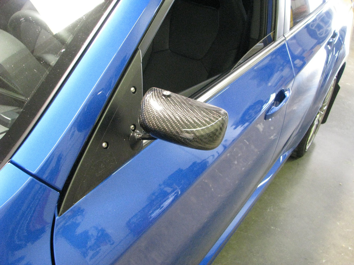 Formula GT3 Carbon Fiber Mirror/Black- 2008-2014 Subaru Impreza WRX/ STI